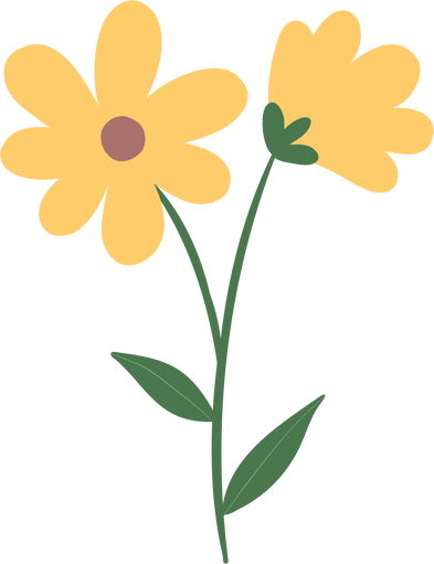 Yellow Flower Illustration